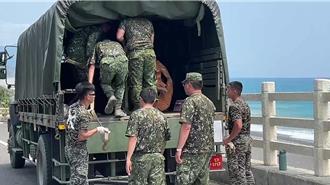 南田海邊出現靶彈！軍方緊急回收：不具危險性