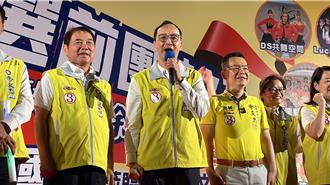 苗市长候选人余文忠选前之夜 朱立伦站台喊28里都要大赢