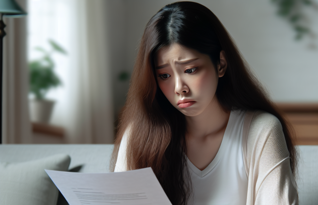 女子发现起诉书追问后，丈夫认了有外遇，害她情绪及低落甚至子宫血崩。（示意图、与本案无关／AI生成）