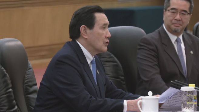 前總統馬英九（左）。（圖 / 中天新聞網提供）