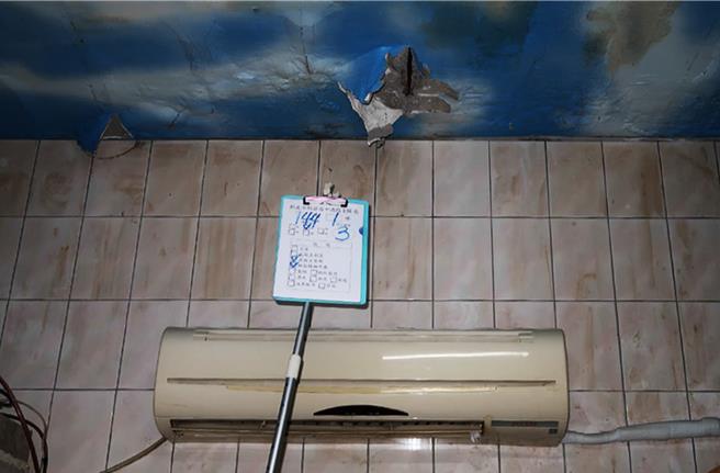 「中美公寓」社区更新前内部现况。（新北市都更处提供／张铠乙新北传真）