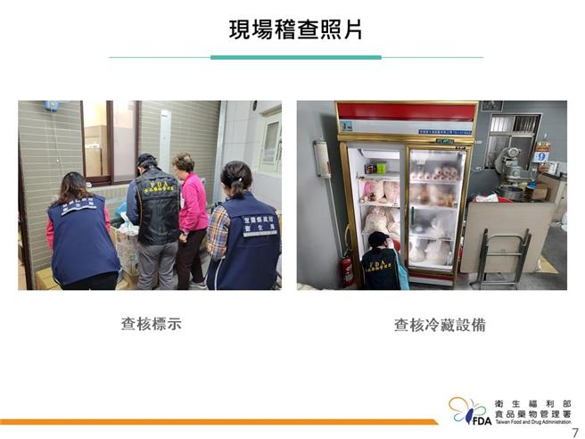 食藥署今年1到2月稽查中式炊蒸食品製造業及販賣業，共查核155家、抽驗311件成品，其中多家檢驗不合格，遭地方衛生局開罰。（食藥署提供）