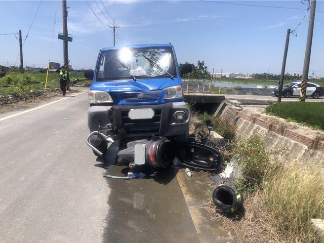 据屏东县警察局统计，万丹乡自今年1月起至今发生9件死亡车祸，为此，屏东警分局即日起将执行交通大执法，并针对无号志路口加强取缔。（警方提供／谢佳潾屏东传真）