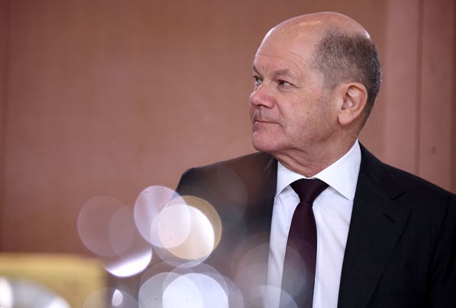 德企对于此次德总理萧兹北京之行抱有极高期待，随行代表团成员名额非常抢手。（图／路透）