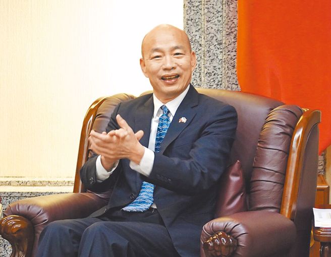 台湾民主基金会10日召开董事会，决议仍照往例由立法院长韩国瑜担任董事长。（姚志平摄）