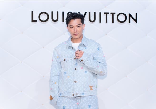 邱澤現身LV典藏工藝展（吳松翰攝）