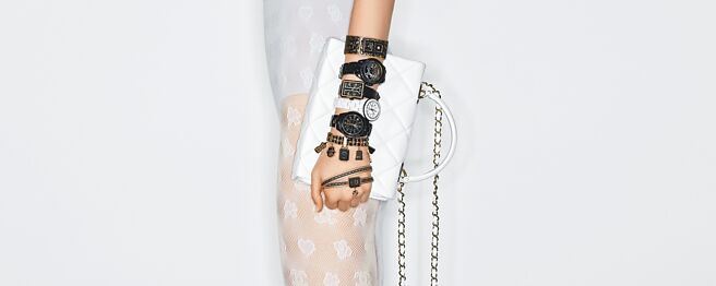 香奈兒各大系列腕表皆融入高訂服的時尚元素，充滿趣味。（CHANEL提供）