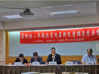 蔡英文8年執政成績4成民眾不滿意　民調5成不滿廢核