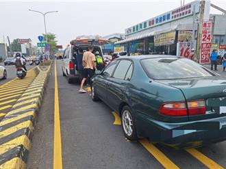 臨盆婦卡在大甲媽遶境車陣 警鳴笛開道護送母子均安