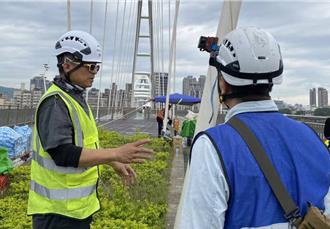 0403花蓮震後新月橋封閉 主橋段3階段吊索檢測