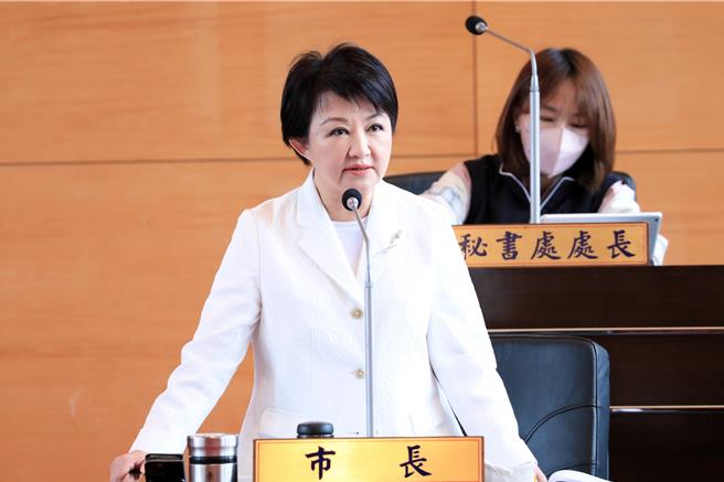 針對中央要求地方專案售出開發案的5％土地，台中市長盧秀燕抨擊是「富人搶劫窮人」。（林欣儀攝）