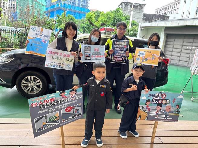 桃園分局警方宣導識詐、婦幼及交通安全。（翻攝畫面）