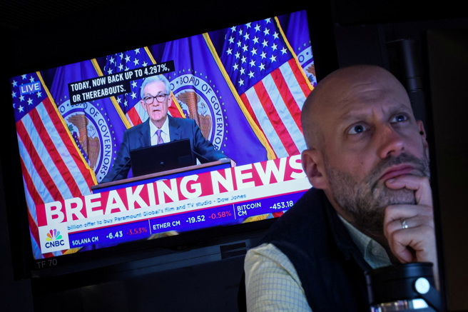 不少投资人悲观预期美国联准会6月降息的希望已经破灭。（图／路透社）