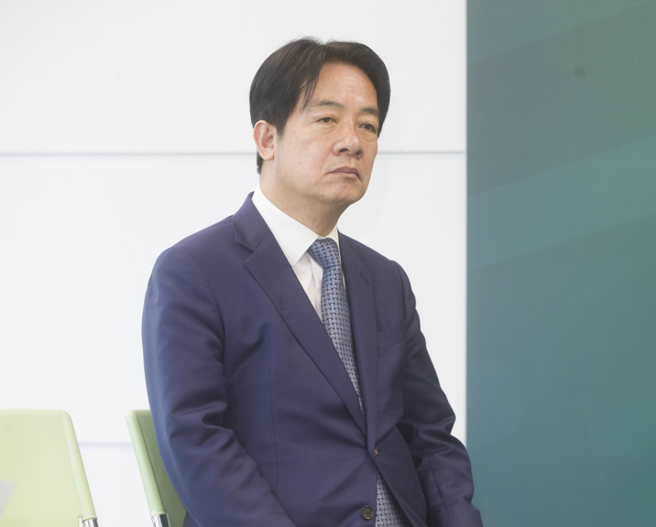 准总统赖清德。（中时资料照，杜宜谙摄）