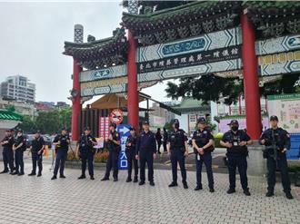 河溝頭大哥母親公祭 10輛名車送行70警盤檢蒐證