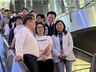 蕭美琴低調抵達台南   包場觀看《尋找湯德章》