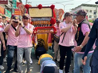 大甲媽回鑾經大肚、龍井花13小時 2插曲警即時救援