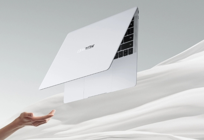 华为最新NB搭载英特尔AI晶片。（翻摄华为官网）