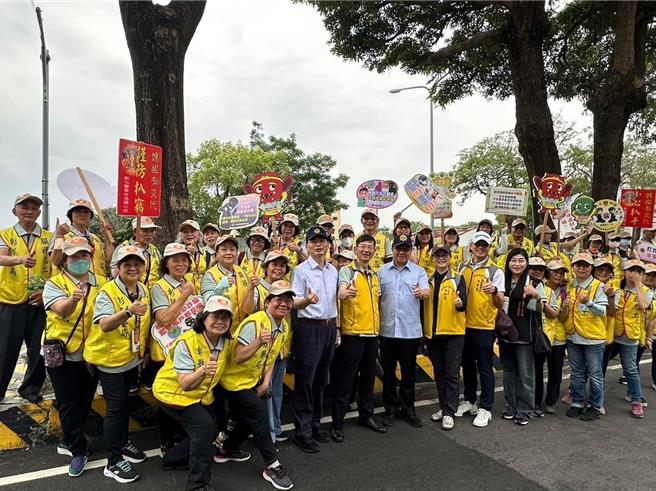 彰化縣警局因應因大甲媽祖遶境彰化縣共計動員逾3000人次警民力，圓滿完成遶境維安任務。（彰化縣警局提供／孫英哲彰化傳真）