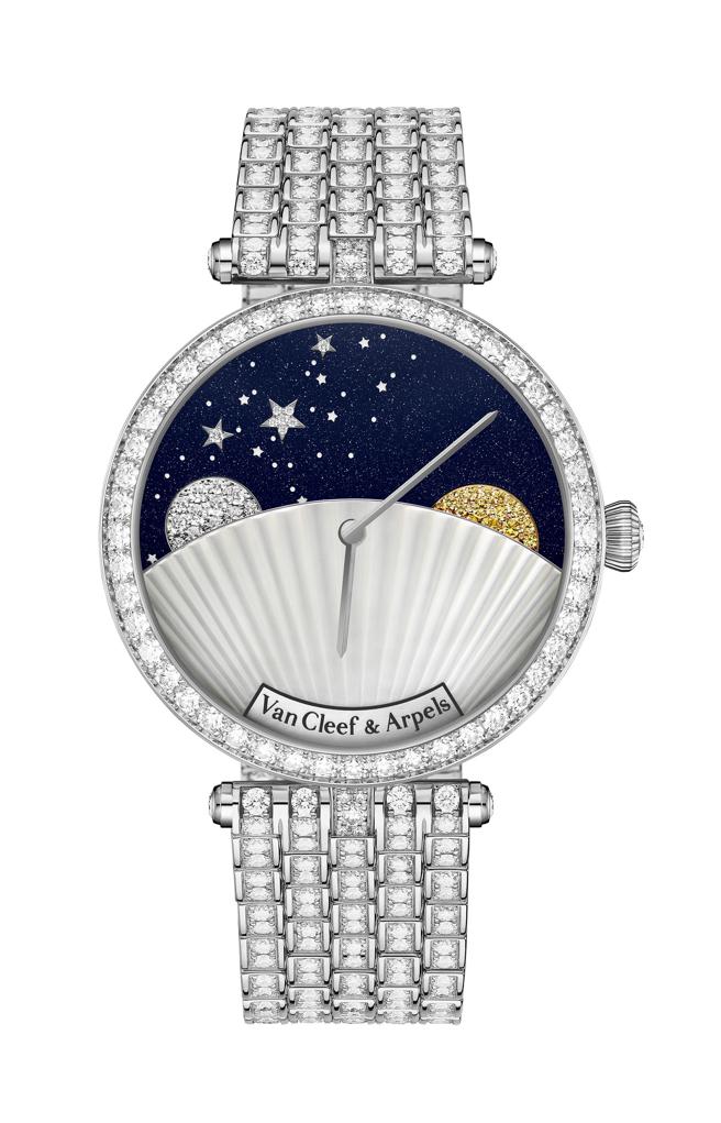 梵克雅寶Poetic Complications詩意複雜功能腕表，有兩種尺寸與款式。（Van Cleef & Arpels提供）