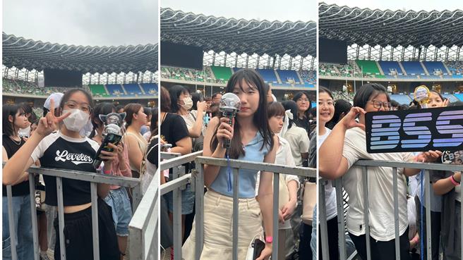 BSS粉絲一早就到現場排隊。（孫伊萱攝）