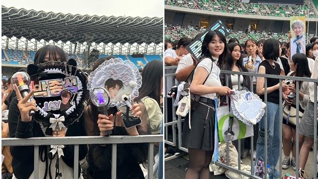 ENHYPEN和&TEAM粉絲都希望他們能來台辦專場。（孫伊萱攝）