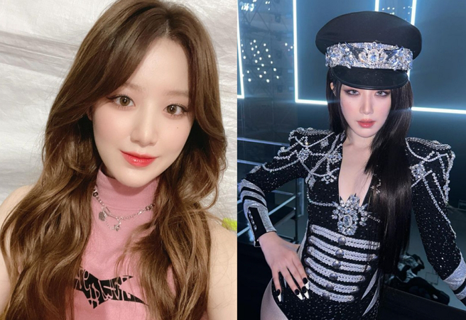 韩国女团(G)I-DLE台湾成员舒华。（图／摘自舒华Instagram）