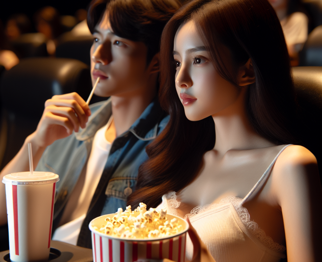 大陸湖南長沙的某私人影院標榜有助教觀影、甜心寶貝、換裝體驗等項目。（示意圖、與本案無關／AI生成）