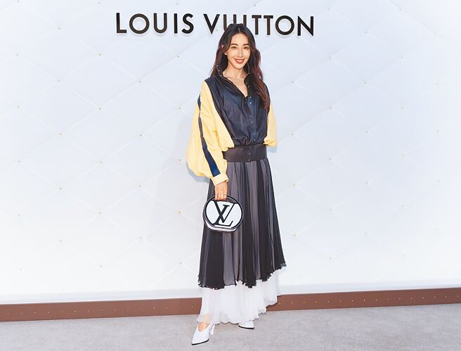 隋棠現身LV工藝展，但心裡念念不忘的都是家人。（吳松翰攝）