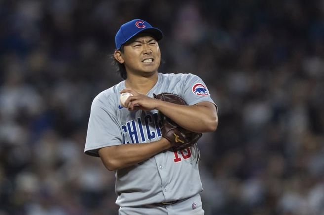 小熊先发左投今永升太。（美联社）