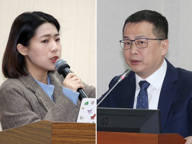 國民黨立委徐巧芯（左）、羅智強（右）。（合成圖／中時資料照）