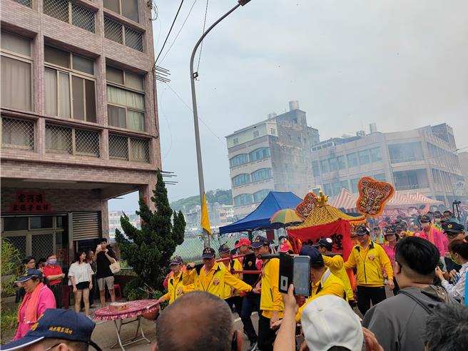 通霄「四庄媽」回鑾。（苗栗縣政府提供／李京昇苗栗傳真）
