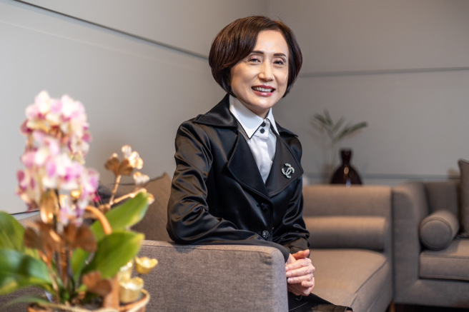 林淑婷分享经营餐饮事业的经验。（罗永铭摄）