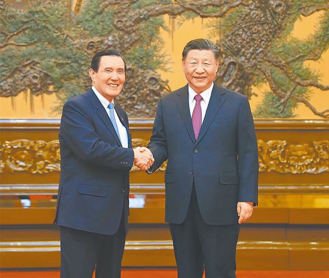 马英九和习近平10日再度会晤，引发热议。（图／新华社）