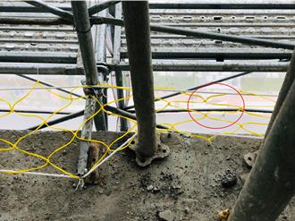 C型鋼掉落卡機捷 勞動局：疑25樓洞口穿破射出