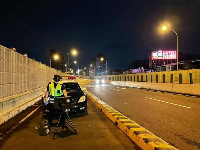 新北市警方強化取締超速。（警方提供）