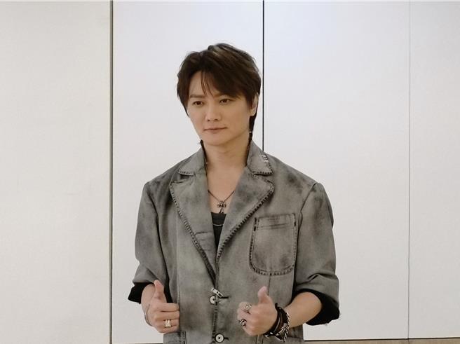 阿沁15日出席公益活动。（尤嬿妮摄）