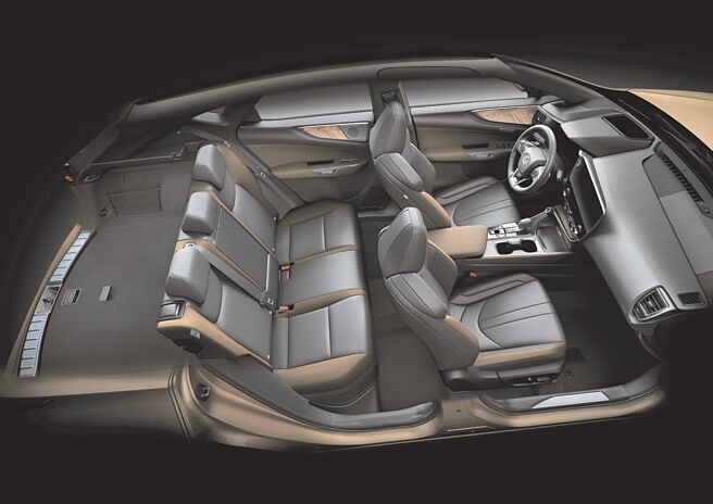 Lexus NX 350 Overtrail版内装採2-TONE个性化双色内装，呈现低调豪华质感。（和泰汽车提供）