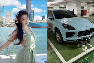 武打女星楊麗菁「保時捷」遭噴漆！警逮幕後黑手「又是他」