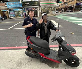 老翁「騎到沒油」身無分文  蘆竹暖警一動作圓了他訪友之路