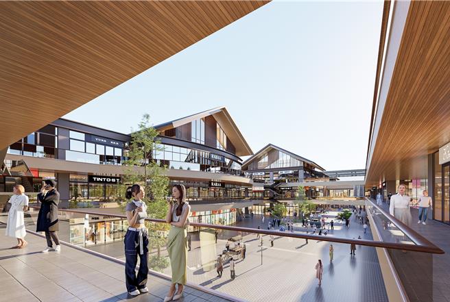 GLORIA OUTLETS華泰名品城嘉義店預計嘉義店將引進200個以上品牌，刺激當地消費。（華泰名品城提供／朱世凱台北傳真）