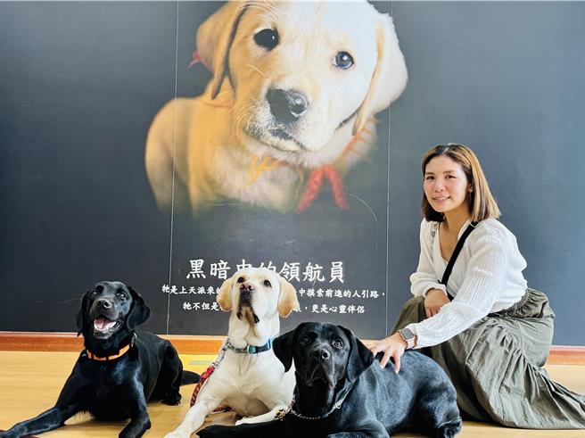 新北市立淡水古蹟博物馆与台湾导盲犬协会携手合作，将于24日下午3时至5时在沪尾礮臺举办「国际导盲犬日－淡古欢迎毛勇士」活动。（淡水古蹟博物馆提供／张铠乙新北传真）