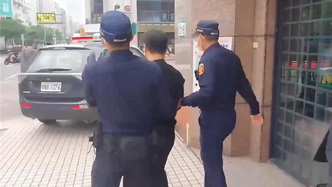 警方循线查出是杨丽菁的前男友龚伟纶教唆他人泼漆。（翻摄画面）