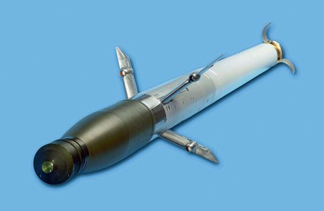 做为发射弹的APKWS ，是海蛇70火箭加装雷射寻标器。(图/BAE System)