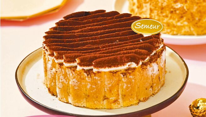 7-11 i預購平台推「Semeur聖娜提拉米酥」，6吋720元。（7-11提供）
