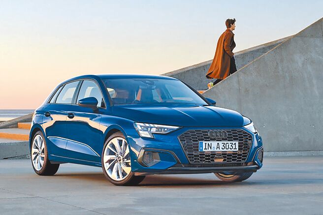 Audi A3 Sportback以搶眼外型玩轉風潮，146萬元起。（Audi提供）