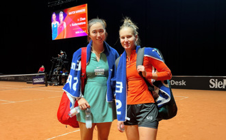 斯图加特女网赛》对上前搭檔 詹皓晴夺胜晋8强