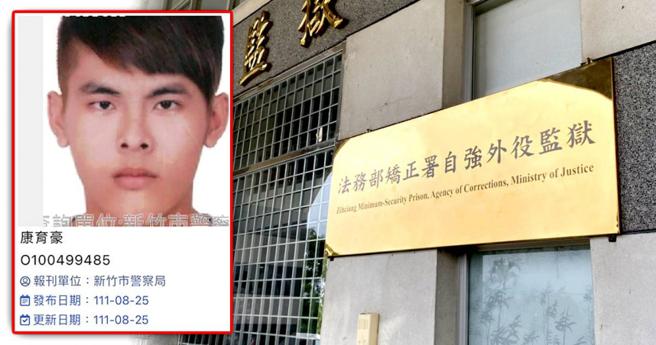 外役监受刑人康育豪逃亡期间还犯下杀人未遂案，至今仍未被逮捕。（图／本刊资料照／本刊绘图组）