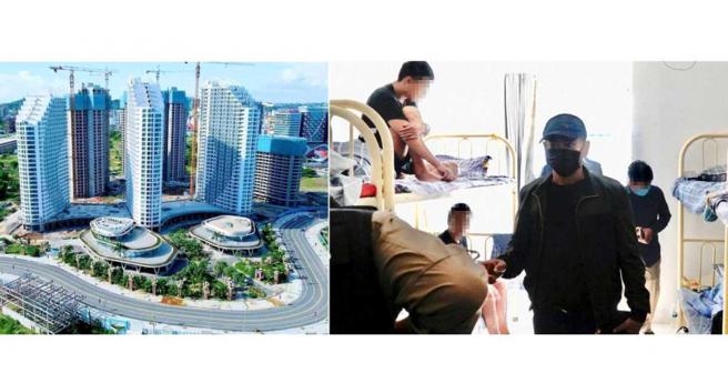 康育豪砍人后，2名同伙落网，有消息说他已坐桶子潜逃电诈大本营柬埔寨。（图／本刊资料照／本刊绘图组）