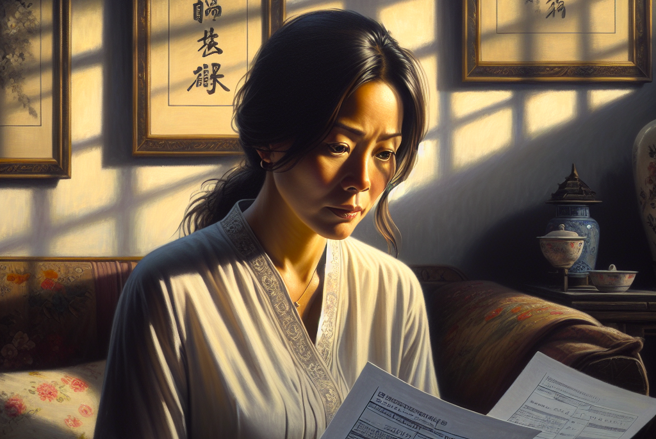 不满父亲家暴还没扶养他们，女子诉请免除扶养义务获准。（示意图、与本案无关／AI生成）